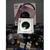 Nintendo Gamecube Japonês Desbloqueado 2 Controles 2 Cartões De Memória Caixa Mdf