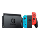 Nintendo Switch 32gb Cor Vermelho-néon, Azul-néon E Preto