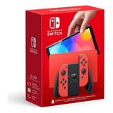 Nintendo Switch Oled Desbloqueado Edição Especial Mario Cartão 512gb + 64gb Interna 10xsemjuros
