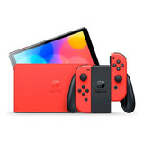 Nintendo Switch Oled Heg-001(eur) 64gb Mario Red Edition Cor Vermelho 2023