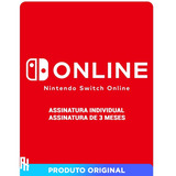 Nintendo Switch Online 3 Meses Brasil