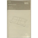 Nintendo Wii Fit Balance Board - Manual