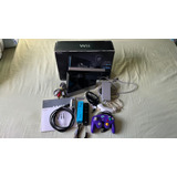 Nintendo Wii Preto + 2 Wiimote + 2 Nunchuks + Game Cube Controller + Jogos