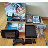 Nintendo Wii U 32gb + Controle Extra + 3 Jogos Na Caixa