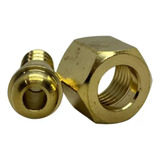Niple 5/16 C/ Porca Oxigenio - Kit 5 Uni