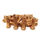 Niple Raio Alumínio Dourado 2.0 X 14mm Bike (36unidades).