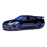 Nissan R34 Gt-r Z-tune Nismo 1:18 Autoart Preto