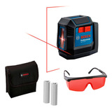 Nível A Laser 2 Linhas Gll12-22 Bosch Profissional + Óculos