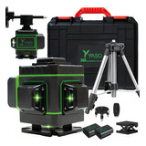 Nivel A Laser Automatico 360° 3d 12 Linhas Verde + Tripe