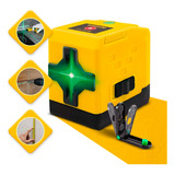 Nível A Laser Verde 20m 2 Linhas Profissional Com Suporte