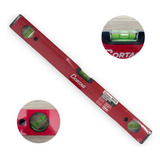 Nível De Alumínio Base Magnética 24'' 60cm Cortag 3 Bolhas