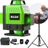 Nível Laser 16 Linhas Verde 4d + Tripé 2,10m = Promoção