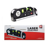 Nível Laser 3 Linhas Cruz Trena Régua Nivelador Profissional