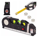 Nivel Laser Level Pro 03 Trena Prumo 3 Pontos - Super Leve