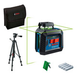 Nível Laser Verde 2 Linhas 10 Metros Gll2-20g+tripé Bosch