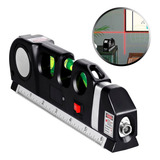 Nivelador Nível A Laser 3 Linhas Régua Trena Bolha Medidas