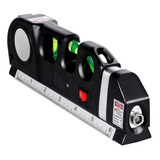 Nivelador Nível Laser 3 Linhas Bolha Trena Régua Medição