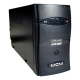 Nobreak Mcm Ups 600va One Fit 3.1 Bivolt Ups0266 Cor Preto