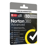 Norton 360 Advanced 1 Usuário 10