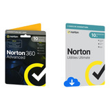 Norton 360 Advanced 10 Disp 12m