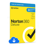 Norton 360 Antivrus Deluxe 3 Dispositivos 12 Meses