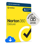 Norton 360 Antivirus Deluxe 5 Dispositivos,