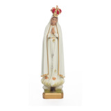 Nossa Senhora De Fátima 43cm - Resina Portuguesa C/ Coroa