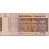 Nota Antiga De 500 Cruzeiros Raça. Rara Inicial Com Letra A