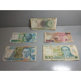 Notas De Dinheiro Antigo Lote
