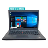 Notebook Lenovo Thinkpad T440 Intel Core I5 4° 8gb Ssd 240gb Cor Preto