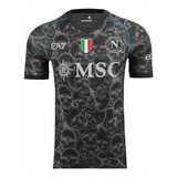 Nova Camisa Napoli Preta 2023/2024 Pronta Entrega