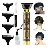 Nova Máquininha Corta Barba Cabelo Peito Perna Pelos Pézinho Cor Dourado 110v/240v