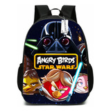 Nova Mochila Escolar Pequena De Moda Infantil Angry Birds, C