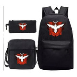 Nova Mochila Free Fire Garena Para Crianças, Conjunto D 3