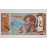 Nova Zelandia 5 Dollars Polímero 2015 Fe