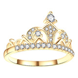 Novas Joias Crown Bride Crown Crown, Anéis De Coroa De Diama