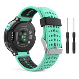 Novas Pulseiras Para Garmin 235 Garmin Forerunner 735xt Cor Verde Água / Preta