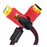 Novo Cabo Hdmi 10 Metros 4k Ultra Hd Banhado À Ouro Blindado
