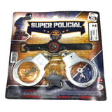 Novo Kit Brinquedo Policial Infantil Super