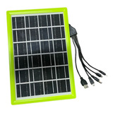 Novo Placa Solar 7,2v 6w C/