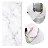 Npac Var Kit 4 Placas Adesivas Parede Mármore Porcelanato Lavável Cor Branco - 06