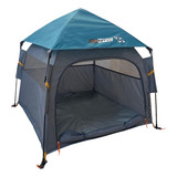 Ntk Campaign Home Portable Cat Dog Travel, Tamanho Médio, Azul