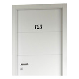 Números Residencial Personalizado Para Casa 5x3.5cm Kit 3pç
