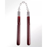 Nunchaku Em Madeira Marron C/rolamento 79cms Na Cx Profissi