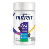 Nutren A-z Multi Vitamínico E Mineral 60 Caps. Gel - Nestlé