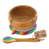 Nutrichef Bamboo Baby Feeding Bowl - Prato Infantil De Madei