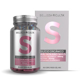 Nutricolin Puro 100mg 60 Caps Linha Premium Nutricosméticos Belleza Oculta® Hair Skin & Nails Suplemento Alimentar Sabor Neutro