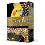 Nutrópica Calopsita Gourmet 900g Sementes Frutas