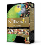 Nutrópica Papagaio Gourmet 600g Sementes Frutas