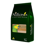 Nutrópica Ração Para Papagaio Extrusado Natural 5kg